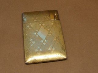 Vintage Elgin American Cigarette Case Lighter Combo With Magic Action