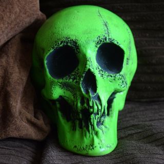 Vintage Randotti Green Skull
