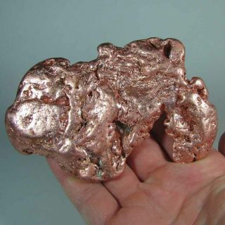 4.  6 " Native Copper Nugget - Keweenaw Peninsula,  Michigan