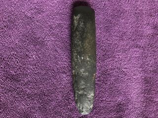 Authentic native american artifact Celt 6 1/4” Black 2,  500 BP To 1,  000 BP 4