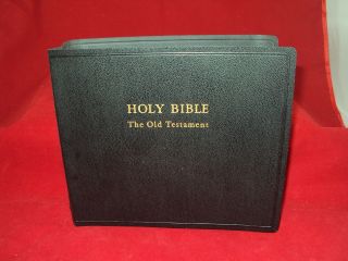 Vintage Old Testament Bible On 45 Speed Records - 26 Ultr - Microgroove 16 Rpm