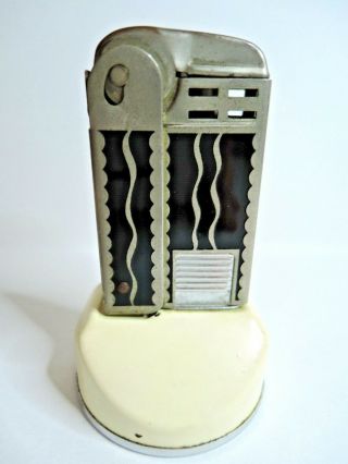 Rare Art Deco 1938 Vintage Regens Cigarette Table Lighter