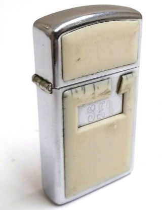 Vintage 1979 Zippo Cigarette Lighter With Engravings 5 Barrel 16 Hole