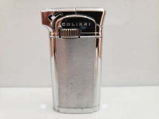 Colibri Connaught Ii 8800 Rare Pipe Or Cigar Silver Lighter