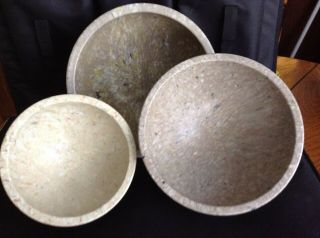 Set Of 3 Vintage Texas Ware Mixing Bowls Confetti 125,  118,  111
