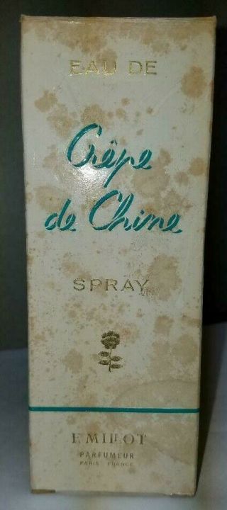Vintage Crepe De Chine F Millot Almost Full Eau De Toilette Perfume Paris France