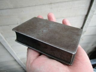 An Unusual Early 19th Century Steel Book Design Snuff Box c1820/30 4