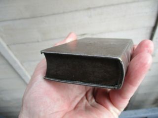 An Unusual Early 19th Century Steel Book Design Snuff Box c1820/30 5