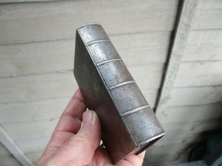 An Unusual Early 19th Century Steel Book Design Snuff Box c1820/30 7