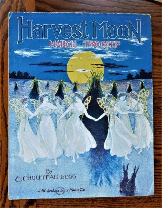 Lovely Fairy Sheet Music,  Harvest Moon 2 - Step,  1913
