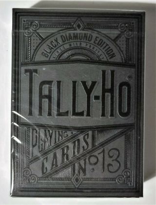 Black Diamond Tally Ho Playing Cards Limited Kings Wild Deck By Jackson Robinson