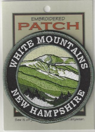 White Mountains Hampshire Souvenir Patch Nh002
