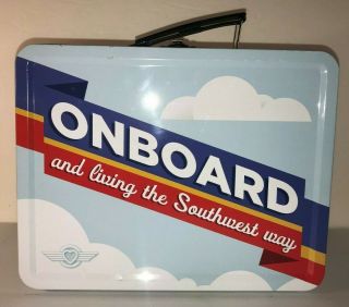 Southwest Airlines Tin Metal Lunch Box Onboard Living The Southwest Way 2011
