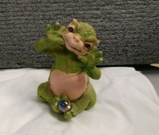 Vintage Dragon Keep - 5121 - Marty Sculpture Inc.  Crystal Replaced With Marble