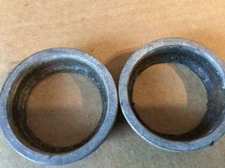 Vintage 1940 - 50s Schwinn Deluxe Stamped Crank Bearing Cups 26in Bicycle Panther