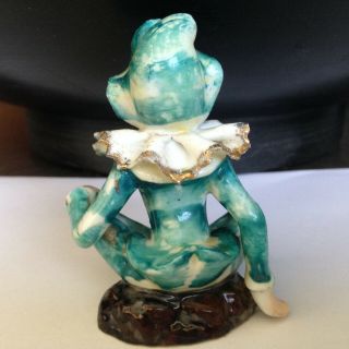 Vintage Leprechaun Jester Pixie Elf Gnome Ceramic Figurine,  Occupied Japan 4
