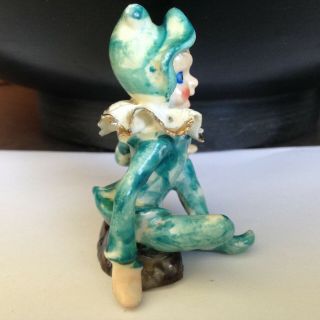 Vintage Leprechaun Jester Pixie Elf Gnome Ceramic Figurine,  Occupied Japan 5