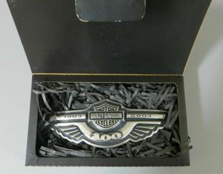Harley Davidson 100th Anniversary 1903 2003 Wing Belt Buckle (97671 - 03v)