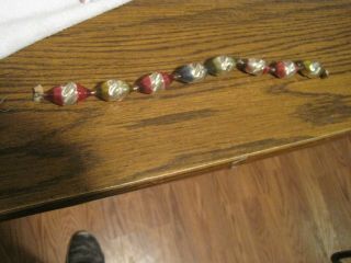 Antique / Vintage Germany Mercury Glass Garland Christmas Ornament 12 Inch