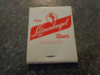 Old Matchbook Osseo Wisconsin Wi Marsh Kittelson Leinenkugel Beer