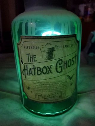 Disney Haunted Mansion 50th Anniversary Host A Ghost Spirit Jar The Hatbox Ghost