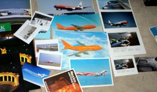 24 1970 ' s Braniff International Airlines Posters,  Lg.  Photographs,  Originals, 3