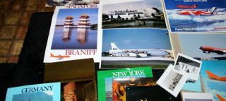 24 1970 ' s Braniff International Airlines Posters,  Lg.  Photographs,  Originals, 4