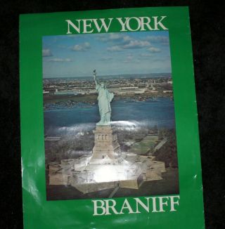 24 1970 ' s Braniff International Airlines Posters,  Lg.  Photographs,  Originals, 7