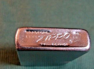 1967 Zippo Lighter Brushed Chrome 5