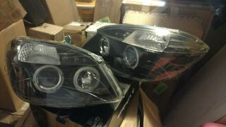 Spec - D Tuning 2lhp - Cob05jm - Tm Halo Led Projector Headlights For 05 To 10 Chev.