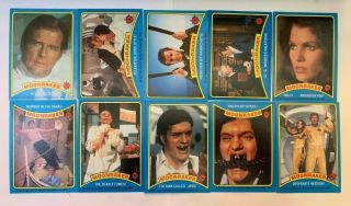 1979 Topps Moonraker Cards Complete Set 99 Cards James Bond 007