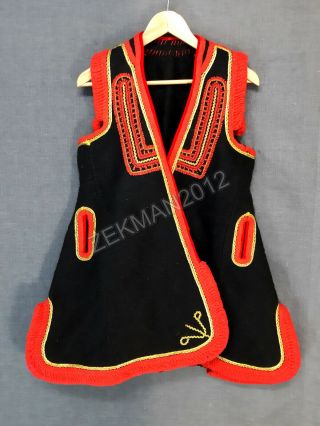 Antique Folk Textile Macedonian Woolen Women 