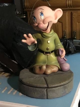 Rare Disney’s Dopey From Snow White & The Seven Dwarfs Fig W/pin & Item