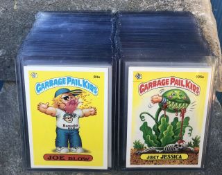 1986 Garbage Pail Kids Series 3 Complete 88 Cards Os3 Non Copyright Set Gpk