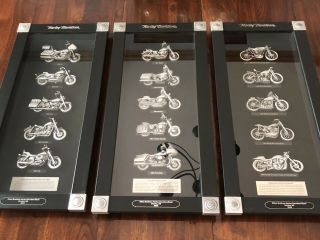 Limited Edition Harley - Davidson Collectable Wall Decor,  Series Of 3
