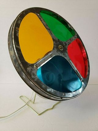 Vintage Gem Electric Magic Motorized Color Wheel For Aluminum Christmas Trees