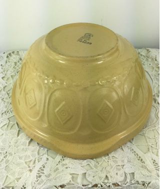 Vintage Gripstand T.  G.  Green Church Gresley England Yellow Mixing Bowl 1930 ' s 4