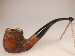 Dr.  Grabow “meerschaum Lined” Imported Briar Pipe Bent Large Billiard Ebonite