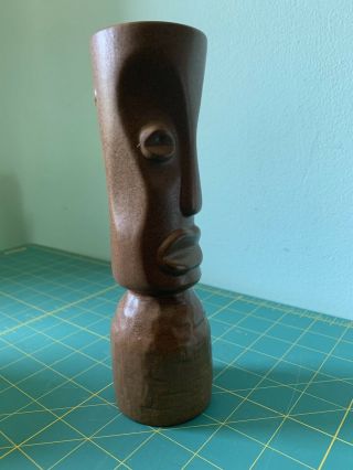 Munktiki Monsieur Bonito Tiki Mug Carved Look 2000 6