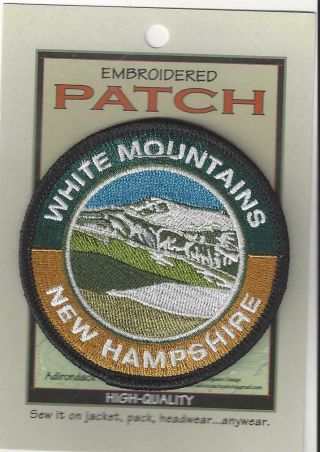 White Mountains Hampshire Souvenir Patch Nh 001