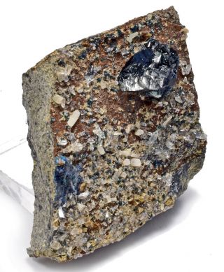 Lazulite With Quartz And Siderite