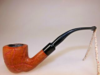 Br Made In Israel Briar Pipe With An Italian Ebonite Stem 80’s Lt Wt