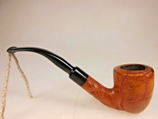 BR Made in Israel Briar Pipe with an Italian Ebonite Stem 80’s Lt Wt 2