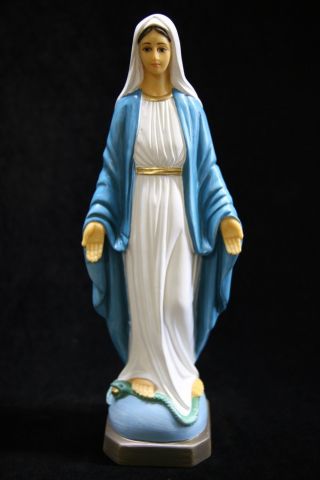 Our Lady Of Grace Virgin Mary Madonna Catholic Statue Sculpture Made In Italy