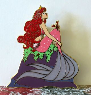 Disney Fantasy Pin Ariel Moonlit Mermaid Jumbo Le 50 Little Mermaid Variant