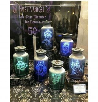 Disney Haunted Mansion 50th Anniversary Host A Ghost Spirit Jar Victor Geist