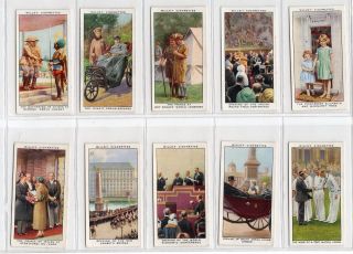 King George V: Complete Set Of 50 Vintage British Royalty Cards From 1935