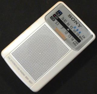 Sony Pocket Size Am/fm (stereo) Radio Srf - S27.