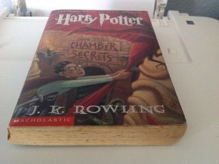 Harry Potter And The Chamber Of Secrets Paperback 1999