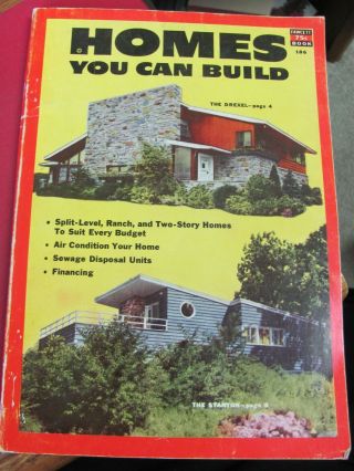 Vintage 1953 Homes You Can Build Houseplans Architecture Mid Century Modern Plan